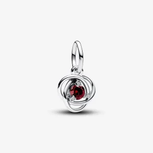(kép) Pandora Piros örökkévalóság kör függő charm - 793125C01