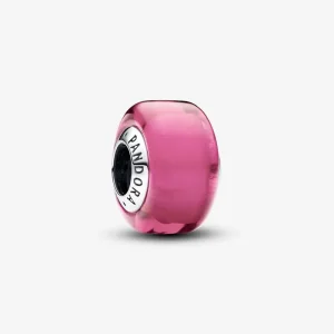 (kép) Pandora Rózsaszín mini muranói üveg charm - 793107C00