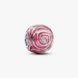 (kép) Pandora Rózsaszín virágzó rózsa charm - 793212C01