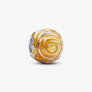 (kép) Pandora Sárga virágzó rózsa charm - 793212C02