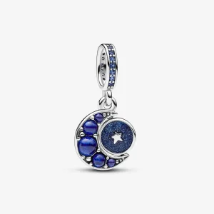(kép) Pandora Szikrázó hold forgó függő charm - 792979C01