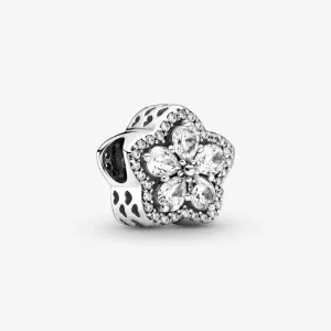 (kép) Pandora Szikrázó hópehely pavé charm - 799224C01
