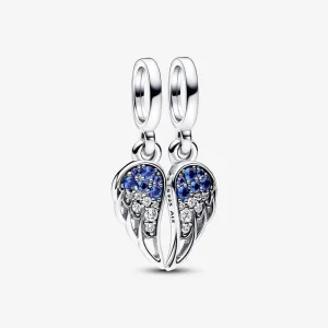 (kép) Pandora Szikrázó osztott angyalszárny függő charm - 792821C01