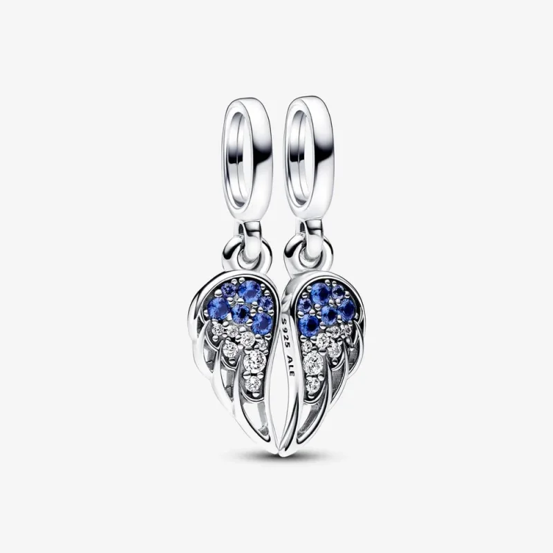 (kép) Pandora Szikrázó osztott angyalszárny függő charm - 792821C01