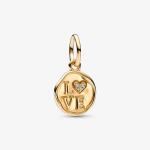 (kép) Pandora Szikrázó szeretet pecsét függő charm - 752605C01