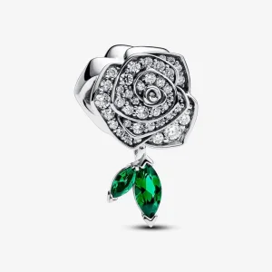 (kép) Pandora Szikrázó virágzó rózsa charm - 793201C01
