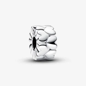 (kép) Pandora Szívmintás klip charm - 792828C00