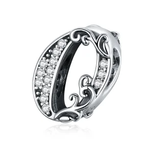 (kép) PANDORA típusú 0. szám charm - SCC1418-0