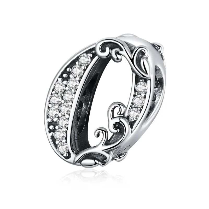 (kép) PANDORA típusú 0. szám charm - SCC1418-0