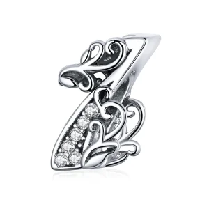 (kép) PANDORA típusú 1. szám charm - SCC1418-1