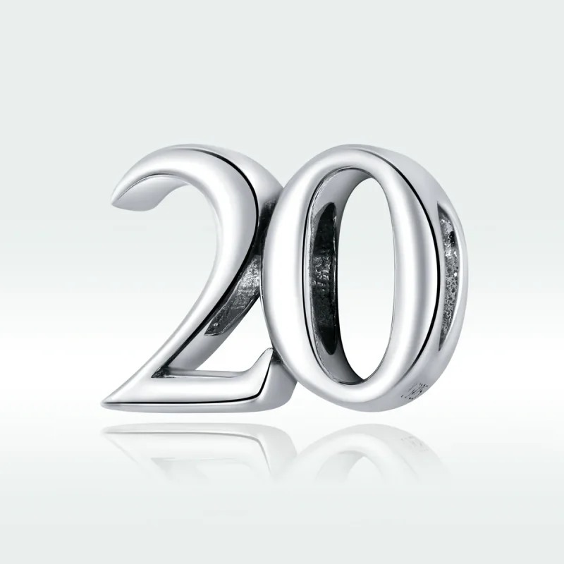 (kép) PANDORA típusú 20. évforduló charm - SCC1623 - Megtekintés 5