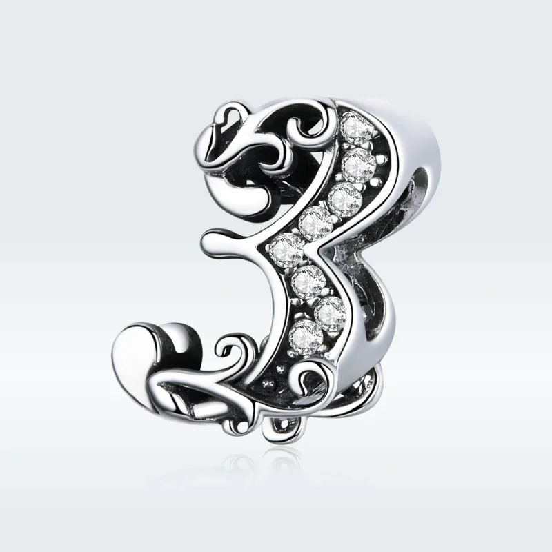 (kép) PANDORA típusú 3. szám charm - SCC1418-3 - Megtekintés 5