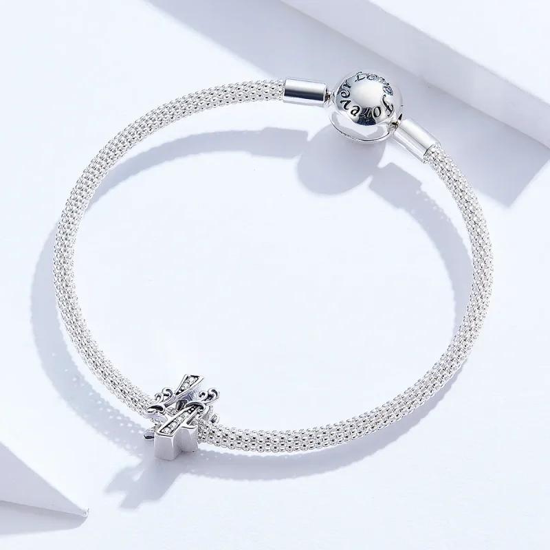 (kép) PANDORA típusú 4. szám charm - SCC1418-4 - Megtekintés 3
