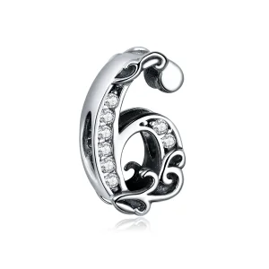 (kép) PANDORA típusú 6. szám charm - SCC1418-6