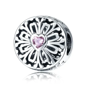 (kép) PANDORA típusú A barátság virága Charm - SCC740