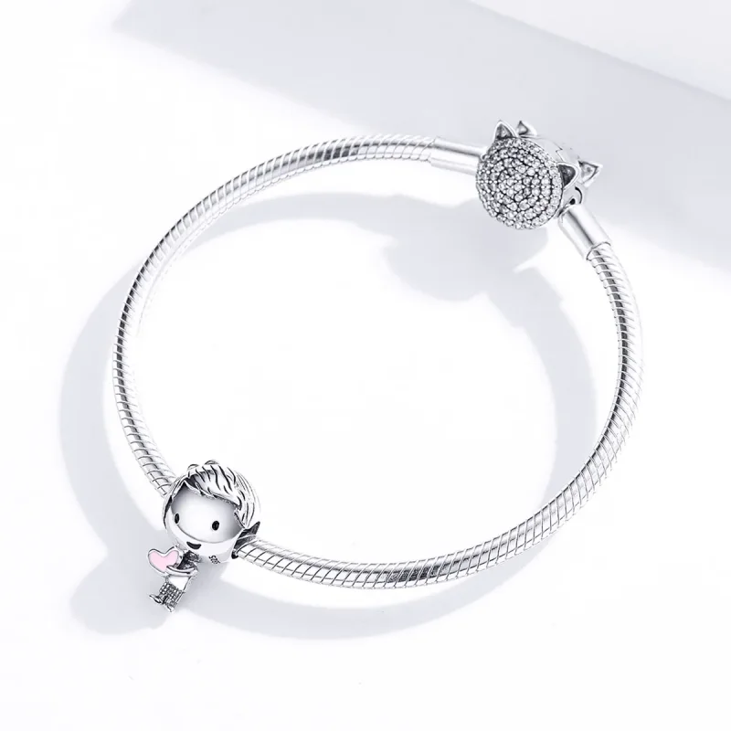 (kép) PANDORA típusú a fiú charm - SCC1334 - Megtekintés 3