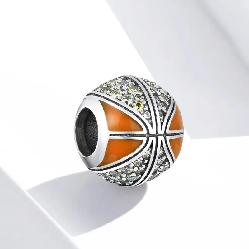 (kép) PANDORA típusú a kosárlabda szelleme charm - SCC1506 - Megtekintés 2