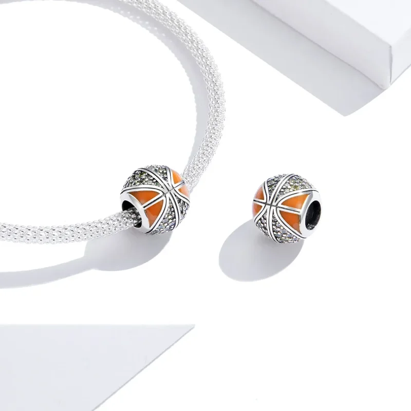 (kép) PANDORA típusú a kosárlabda szelleme charm - SCC1506 - Megtekintés 3