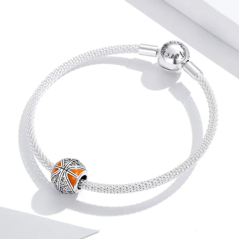 (kép) PANDORA típusú a kosárlabda szelleme charm - SCC1506 - Megtekintés 4