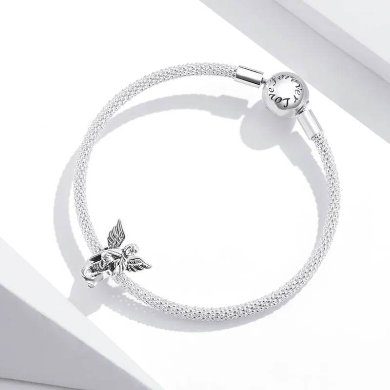 (kép) PANDORA típusú a szerelem angyala charm - BSC314 - Megtekintés 3