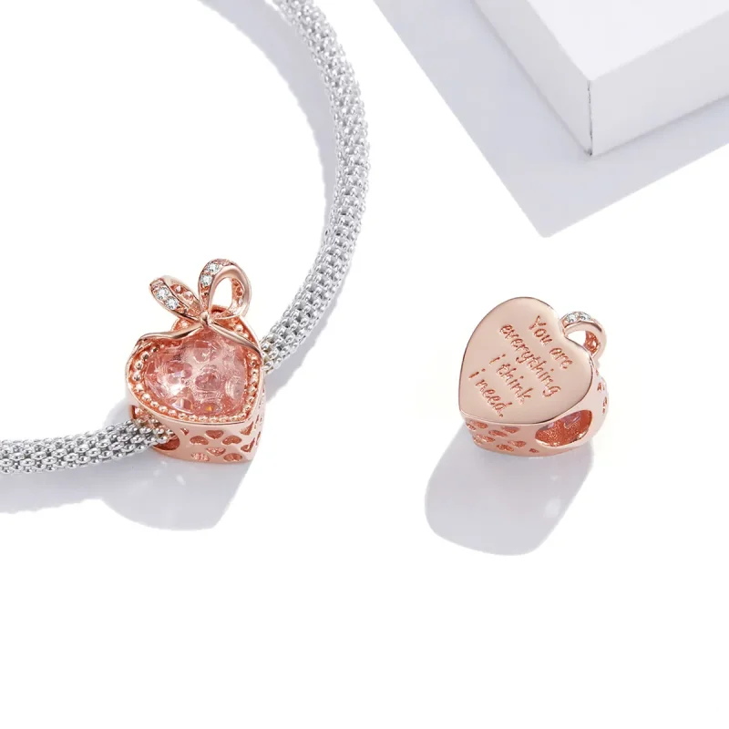 (kép) PANDORA típusú A szeretet ajándéka Charm - BSC398 - Megtekintés 4