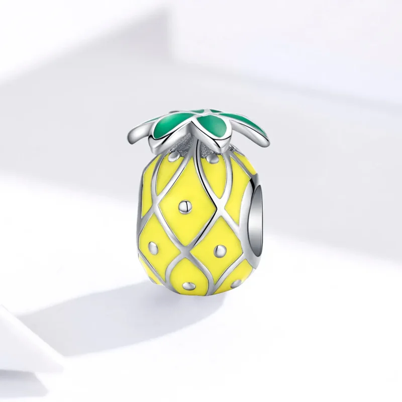 (kép) PANDORA típusú ananász charm - BSC128 - Megtekintés 2