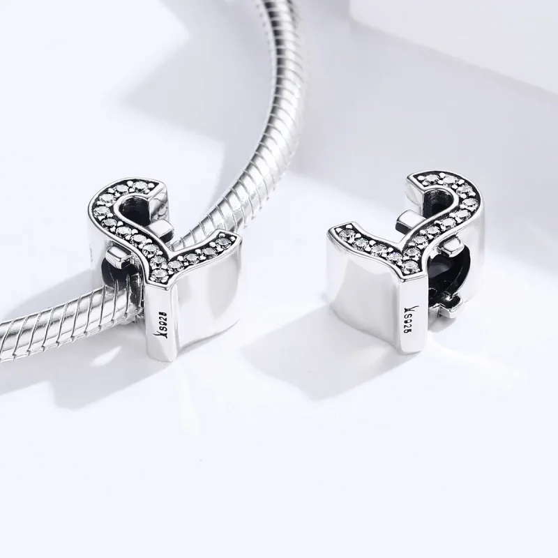 (kép) PANDORA típusú angol font jele charm - SCC1269 - Megtekintés 4