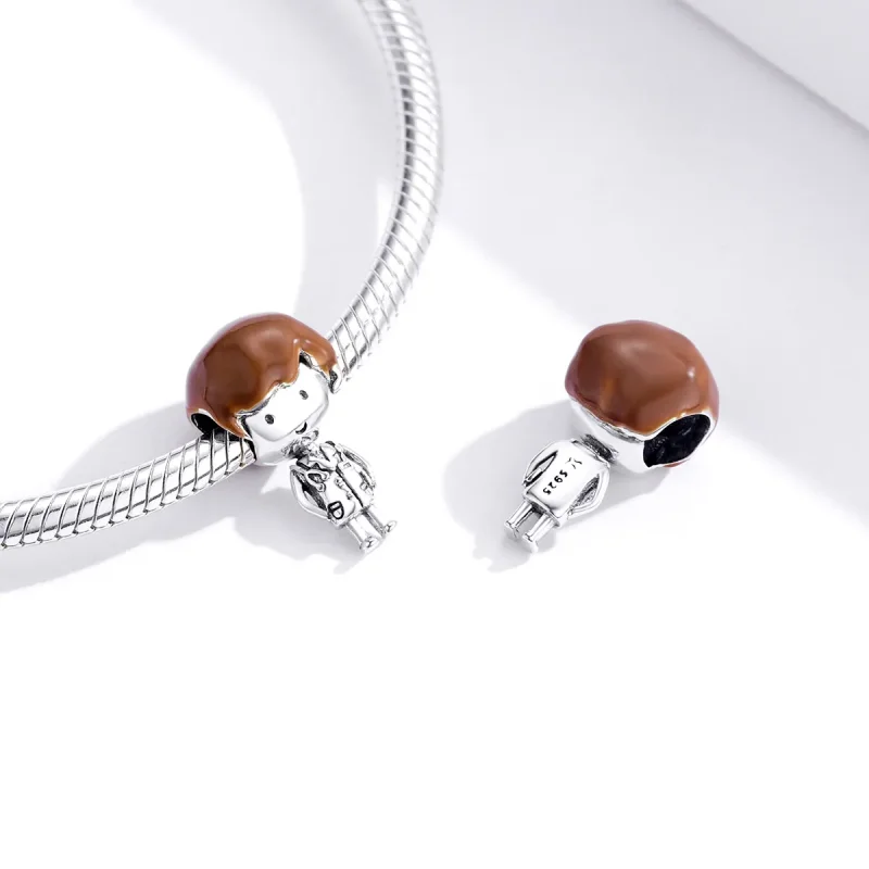 (kép) PANDORA típusú Angyal fehérben Charm - SCC1549 - Megtekintés 2
