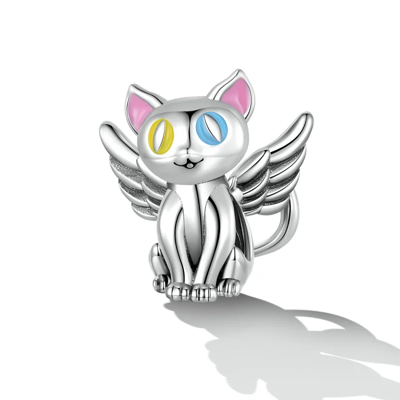 (kép) PANDORA típusú Angyal macska Charm - SCC2299 - Megtekintés 2