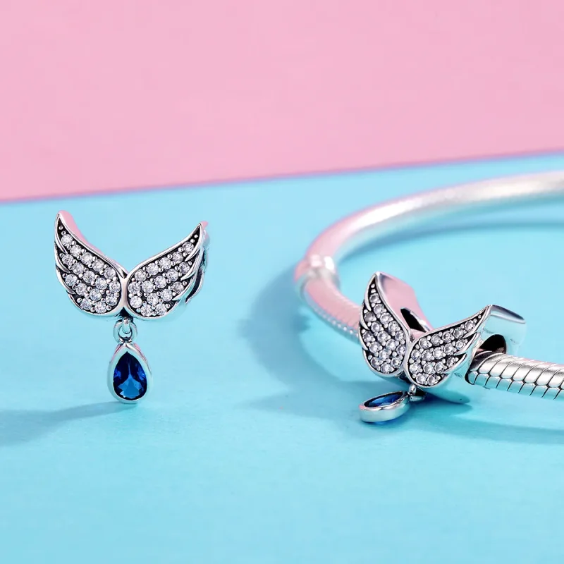 (kép) PANDORA típusú angyal szárnyak charm - SCC481 - Megtekintés 4