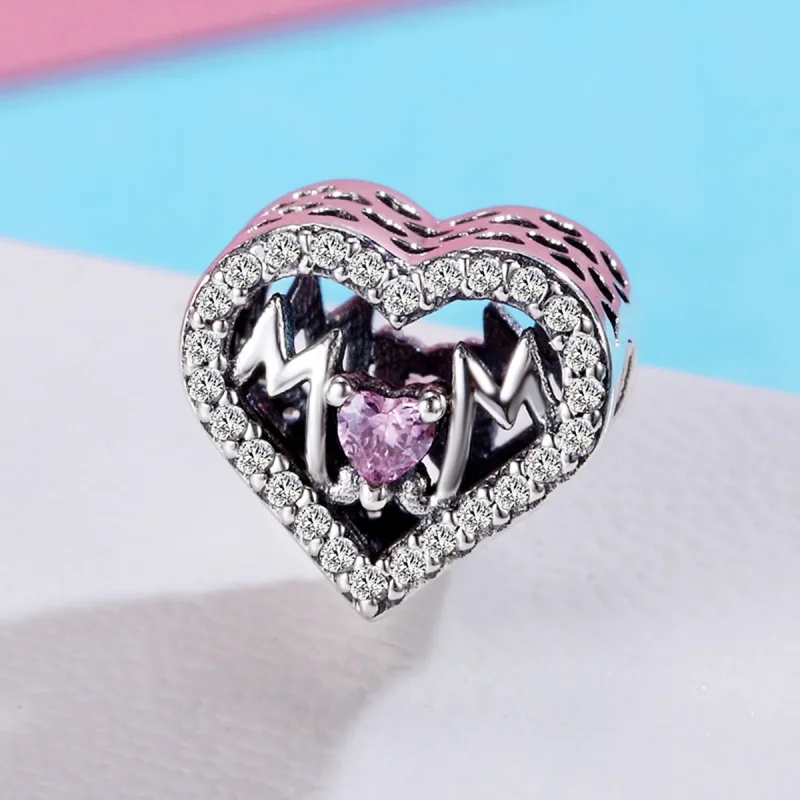 (kép) PANDORA típusú anya charm - SCC395 - Megtekintés 3