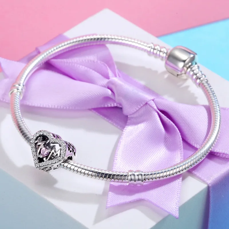 (kép) PANDORA típusú anya charm - SCC395 - Megtekintés 5