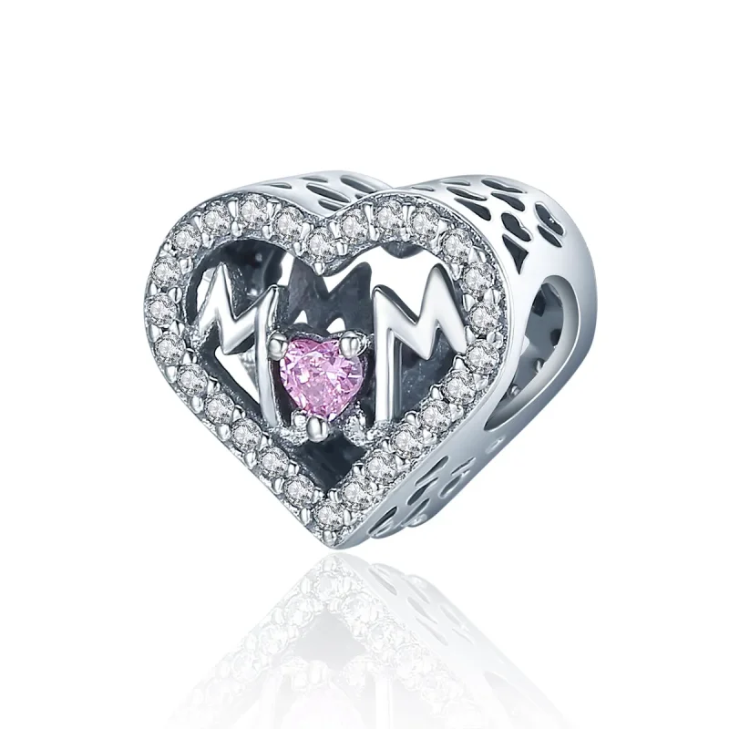 (kép) PANDORA típusú anya charm - SCC395