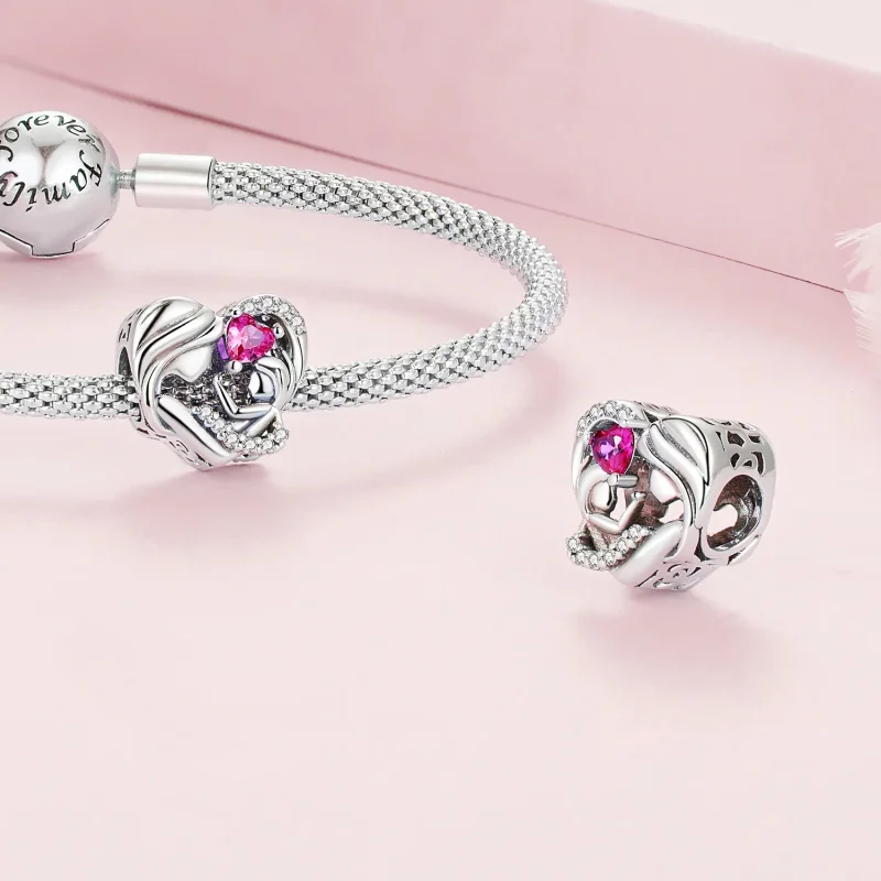 (kép) PANDORA típusú Anya és gyermeke Charm - BSC685 - Megtekintés 4