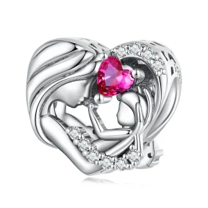 (kép) PANDORA típusú Anya és gyermeke Charm - BSC685