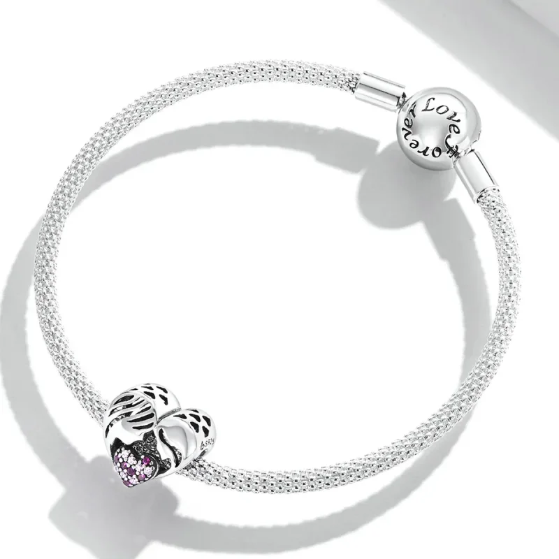 (kép) PANDORA típusú Anya és lánya szeretik a sziluettet Charm - BSC575 - Megtekintés 3