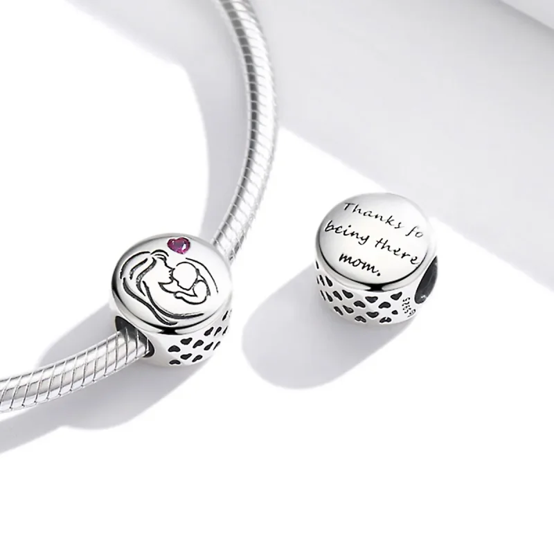 (kép) PANDORA típusú Anya szeretete Charm - BSC493 - Megtekintés 4