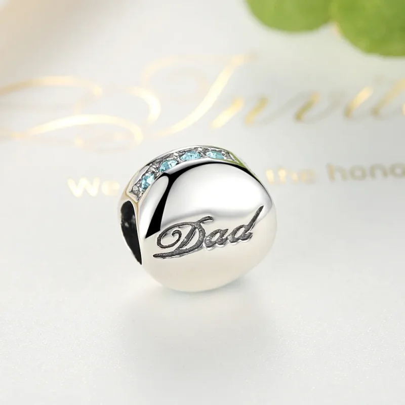 (kép) PANDORA típusú apa charm - SCC006 - Megtekintés 4