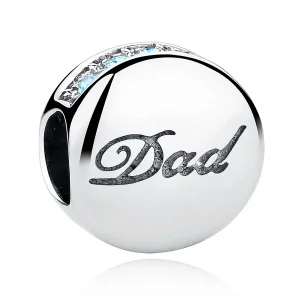 (kép) PANDORA típusú apa charm - SCC006