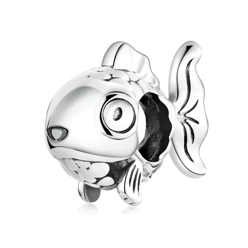 (kép) PANDORA típusú Aranyos aranyhal Charm - BSC543