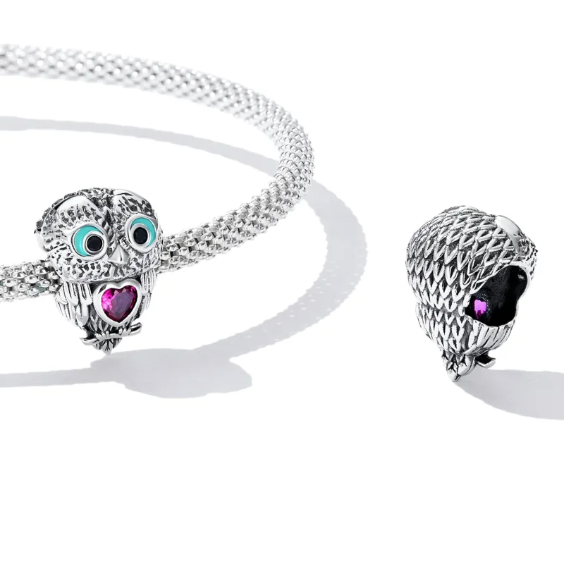 (kép) PANDORA típusú Aranyos bagoly Charm - SCC2253 - Megtekintés 4
