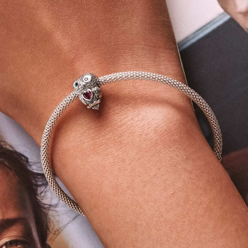 (kép) PANDORA típusú Aranyos bagoly Charm - SCC2253 - Megtekintés 6