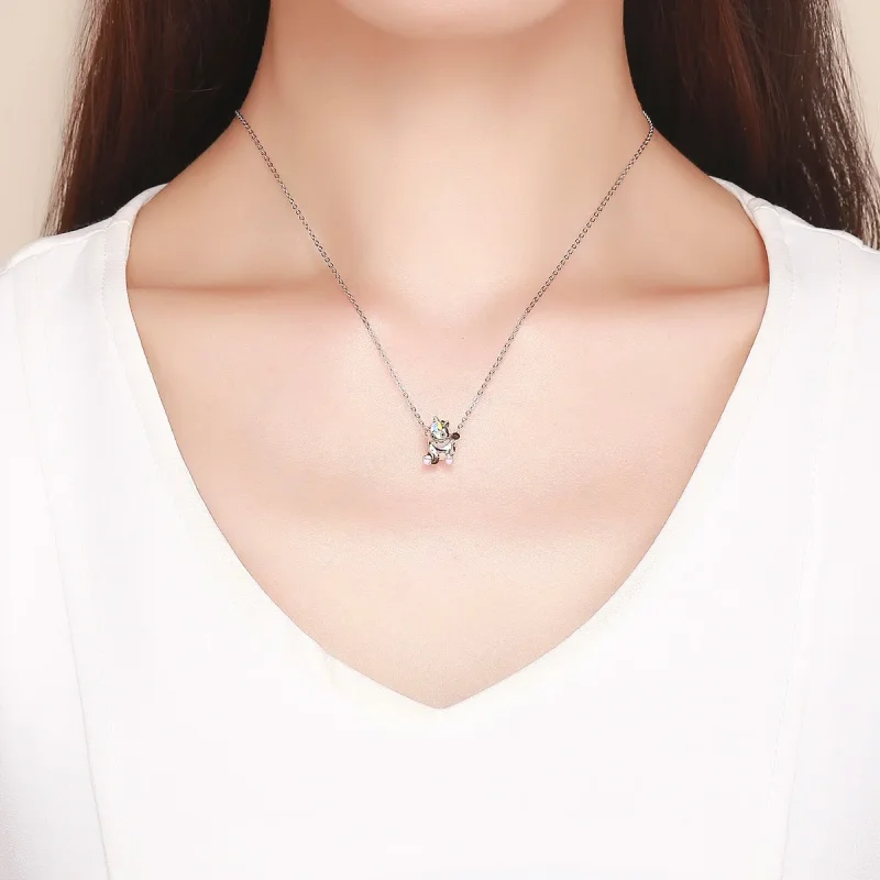 (kép) PANDORA típusú Aranyos egyszarvú Charm - BSC041 - Megtekintés 5