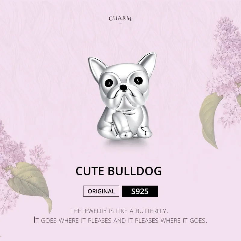 (kép) PANDORA típusú aranyos frenchie bulldog charm - SCC1599 - Megtekintés 6