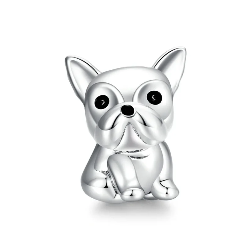(kép) PANDORA típusú aranyos frenchie bulldog charm - SCC1599