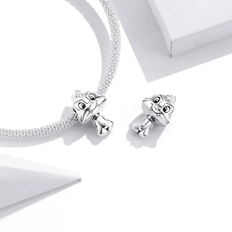 (kép) PANDORA típusú Aranyos kis mókus Charm - BSC323 - Megtekintés 4