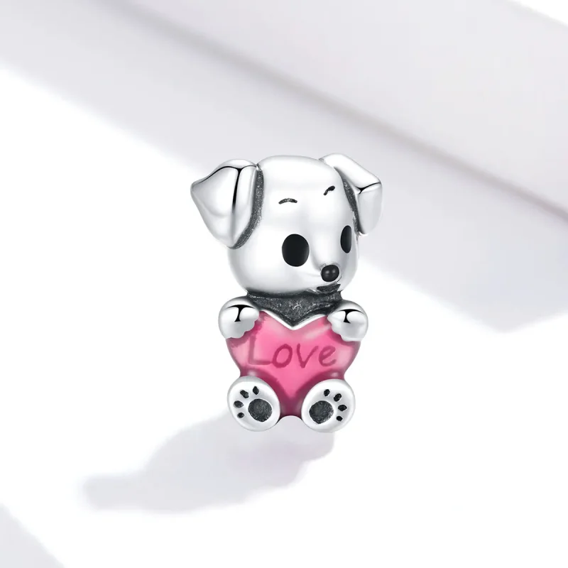 (kép) PANDORA típusú aranyos kiskutya charm - SCC1677 - Megtekintés 2