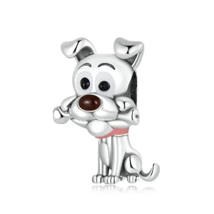 (kép) PANDORA típusú Aranyos kutya Charm - SCC2121