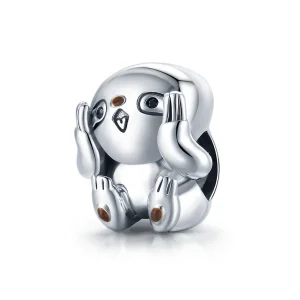 PANDORA típusú aranyos lajhár charm - SCC1698 (kép) PANDORA típusú aranyos lajhár charm - SCC1698