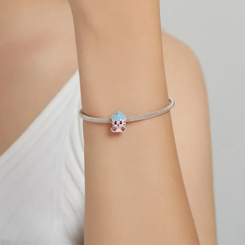 (kép) PANDORA típusú Aranyos macska baba Charm - SCC1939 - Megtekintés 5